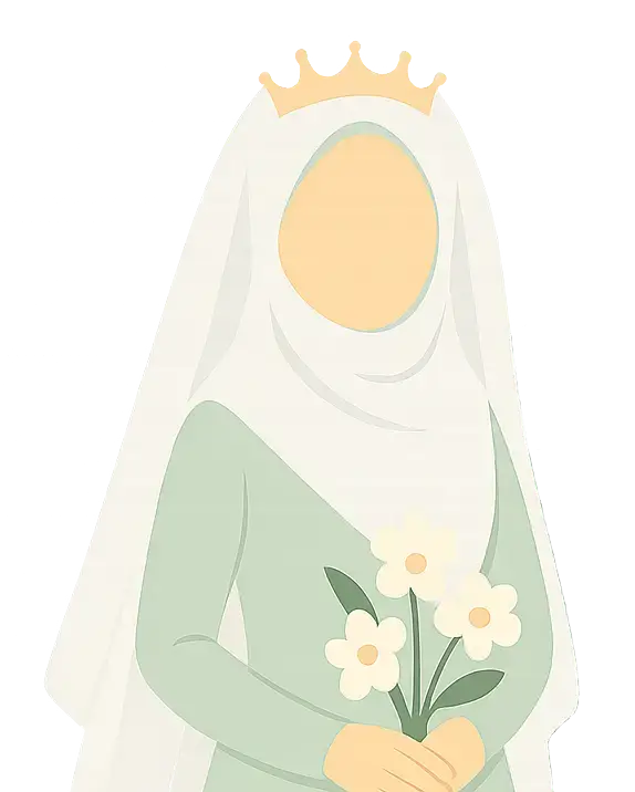 Foto Mempelai Perempuan